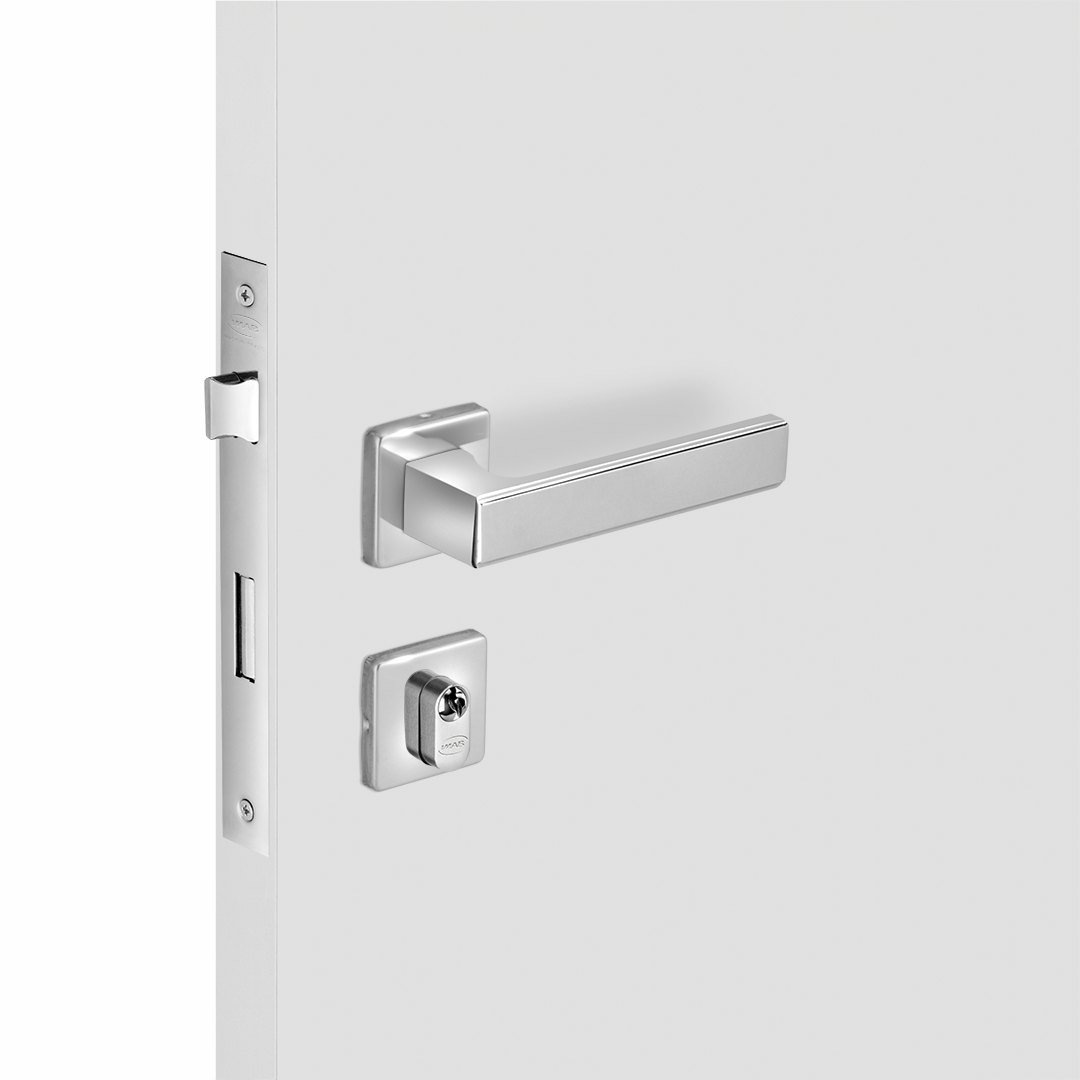 Fechadura Tesca 2, cromado, Imab · Basics