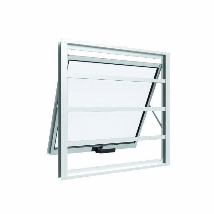 Maxim-ar Horizontal Vidro Incolor, Vitrolar · Linha Classic Alumínio